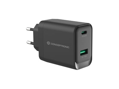 Conceptronic Charger 2PORT GaN USB-C -a 45WPD3.0 Pps Sw — image 1