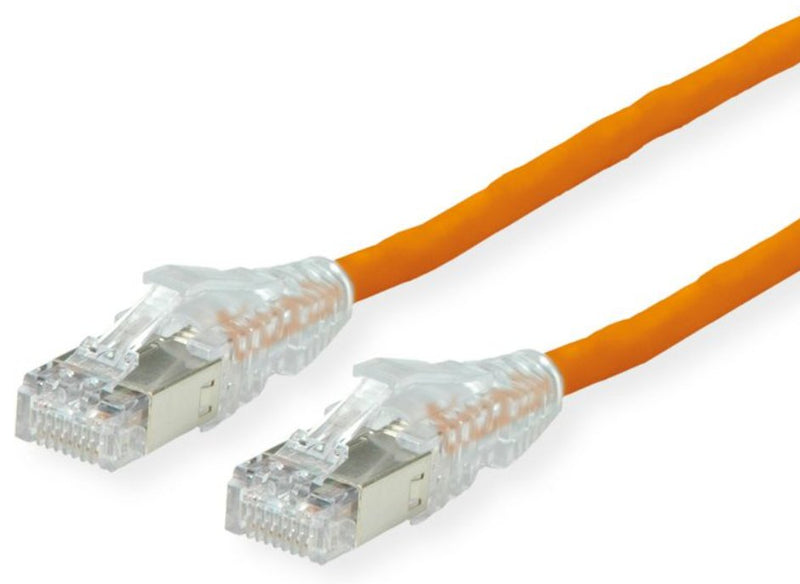 Dtwyler Network Cable CAT.6A (class Ea) S FTP, Cu 7702 Flex Lsoh, Amp V2, Orange 2M