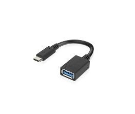 Lenovo Lenovousb-ctousb-aadapter USB Cable 0,14M USB 3.2 Gen 1 [3.1 Gen 1] USB C USB a Black — image 1