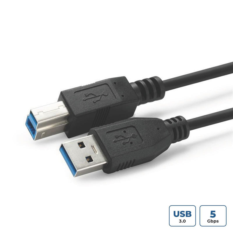 Microconnect USB3.0AB1B USB Cable USB 3.2 Gen 1 (3.1 Gen 1) 1M USB a USB B Black