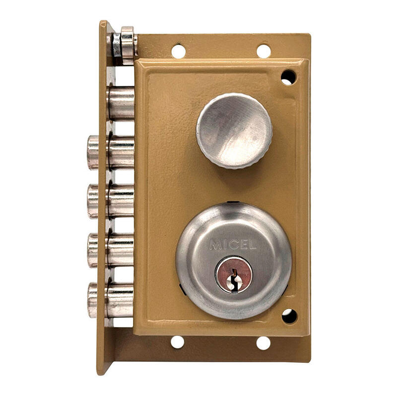 Lock Sobreponer CRS01 Derecha, Pintado Oro