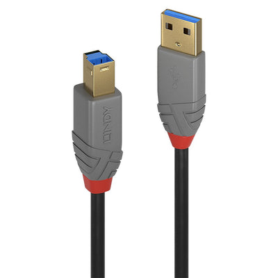 Lindy USB 3.0 Cable Typ a/B Anthra Line M/M 5M — image 1