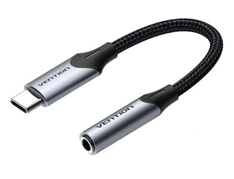 Vention Converter USB Type-c Bgjha USB Type-c Male Jack 3.5 Female 10CM