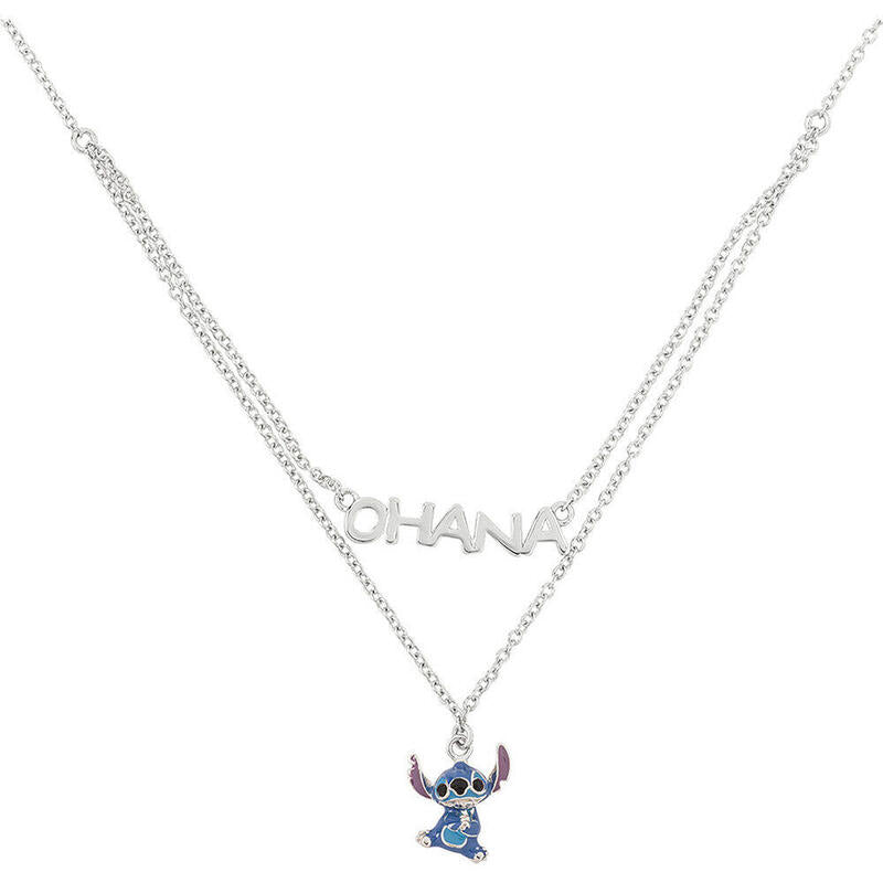 Colgante Ohana Stitch Disney Silver