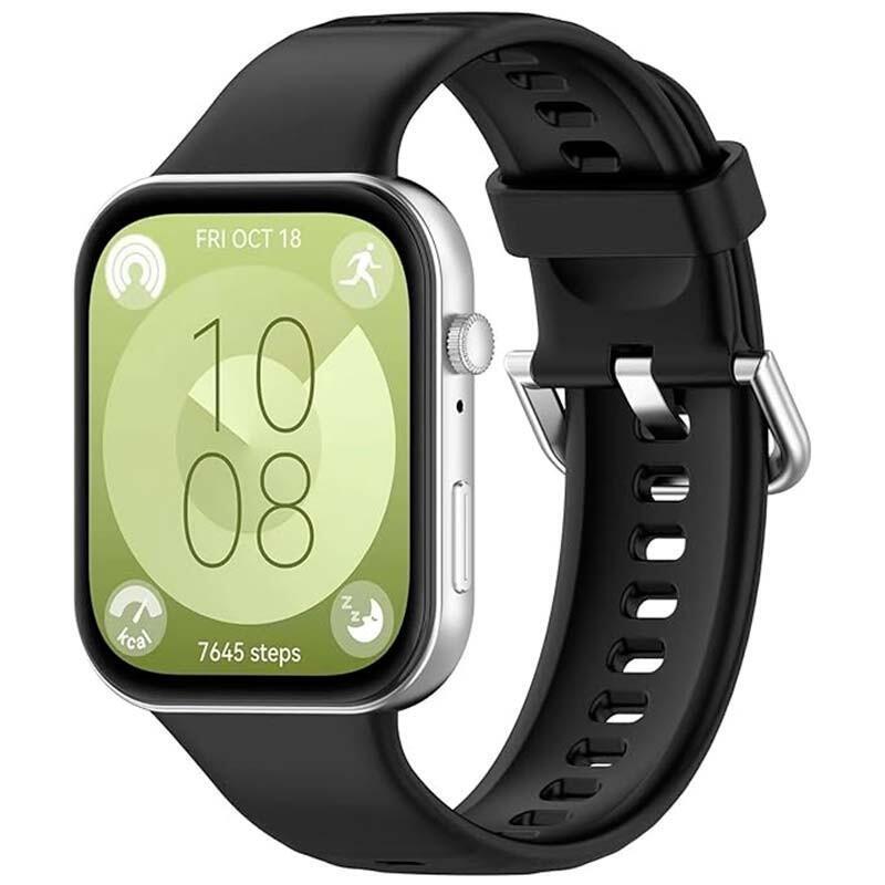 Strap Silicone Huawei Watch Fit 3 Black