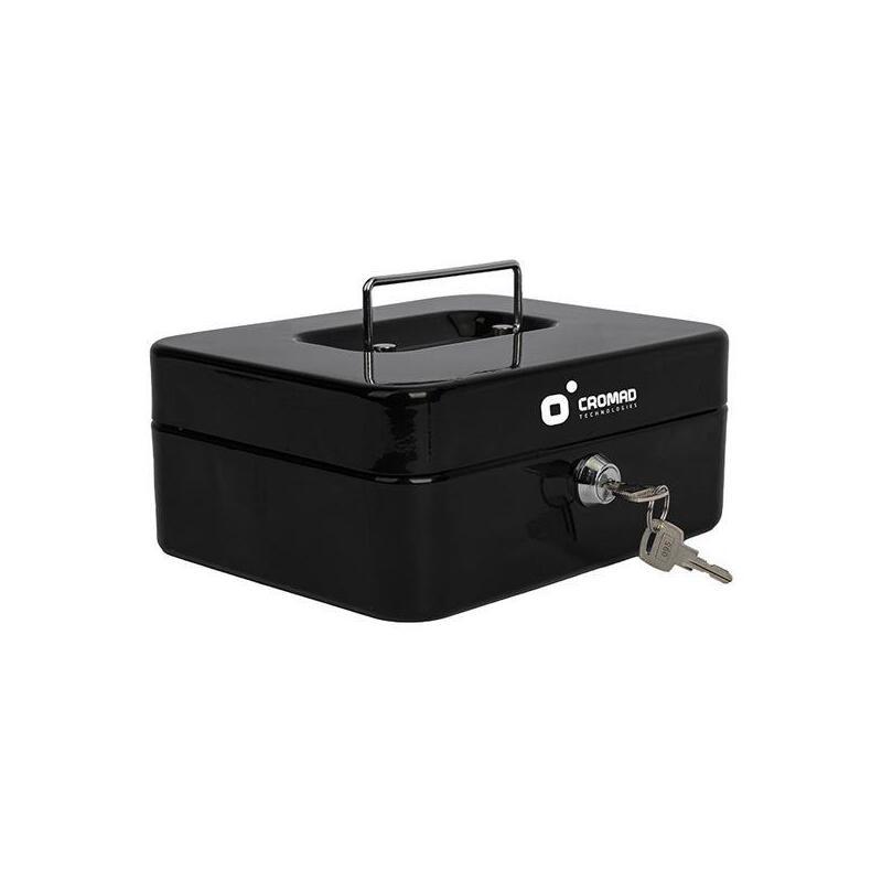 Cromad CR1224 Box Of Caudales Metalica - Lock Key - 3 Compartimentos - Handle Transporte - 90X200X160MM