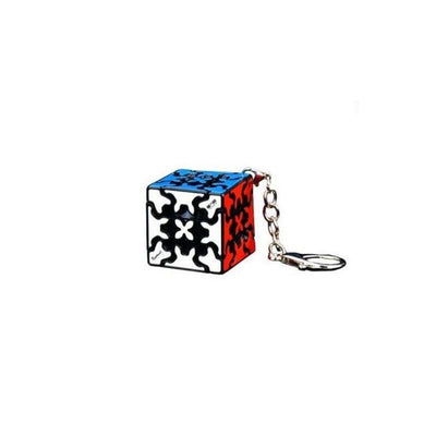 Qiyi Bucket Rubik Keyring Gear Cube 3X3 — image 1