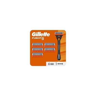 Cuchilla Afeitar Gillette Fusion 5 Tecnologia Flexball Band Lubricante 6 Spare Parts — image 1