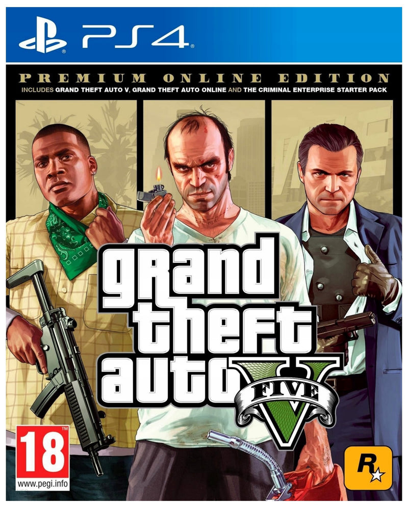 Set Grand Theft Auto V Premium Edition Playstation 4