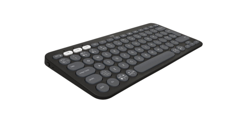 Logitech Keyboard English Pebble Keys 2 K380S RF Wireless + Bluetooth QWERTY Reino Unido Graphite