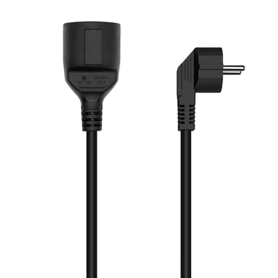 Aisens Cable Alargador Power Schuko - CEE7/M-CEE7/H - 3M - Black — image 1