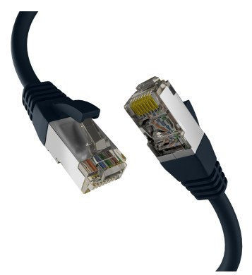 Efb CAT.8.1 Black 1M RJ45 Network Cable S FTP Pimf — image 1