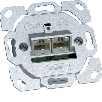 G3140 Socket Datos CAT.6A, 2VÍAS, 8 Polos — image 1