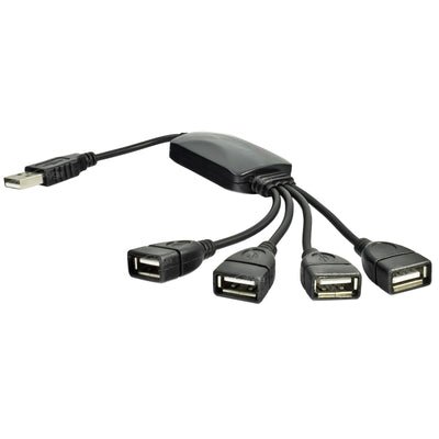 Akyga Hub USB 2.0 Akyga AK-AD-13 4 Ports Black 15CM — image 1