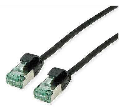 Roline Rm U FTP Datacenter Network Cable CAT.6A (class Ea), Slim, Black 0,5M — image 1