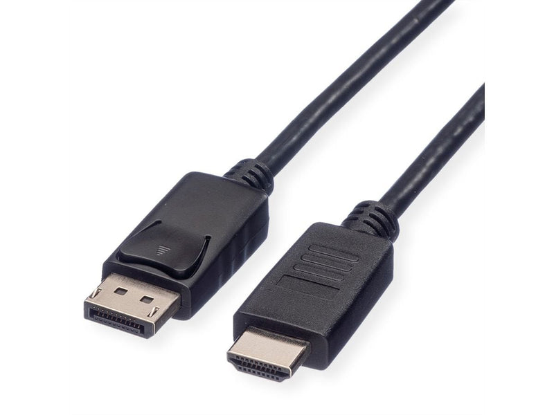 Roline Rm DisplayPort Cable DP - Hdtv, St St, Black 1M
