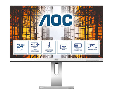 AOC Monitor Professional X24P1 Gr 24' Full HD Multimedia Grey — image 1