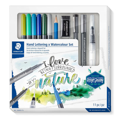 Staedtler 61 3001-2 Design Journey - Set Of Hand Lettering And Acuarelas — image 1