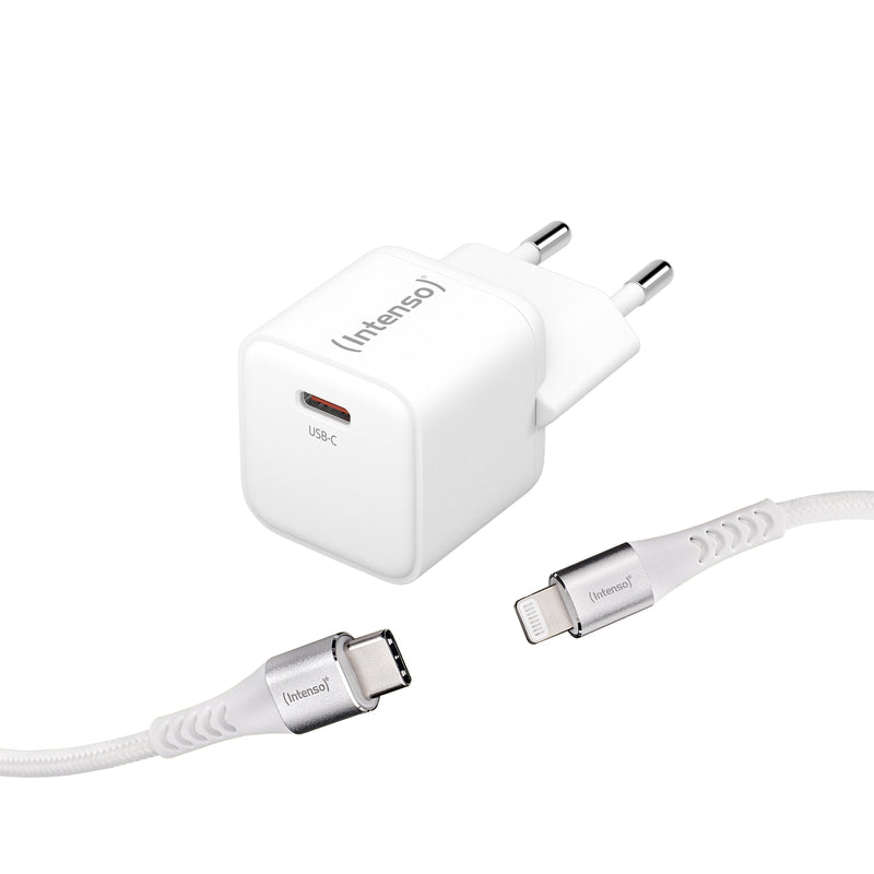 Intenso Charger Kit GaN W30C + Cable Lightning
