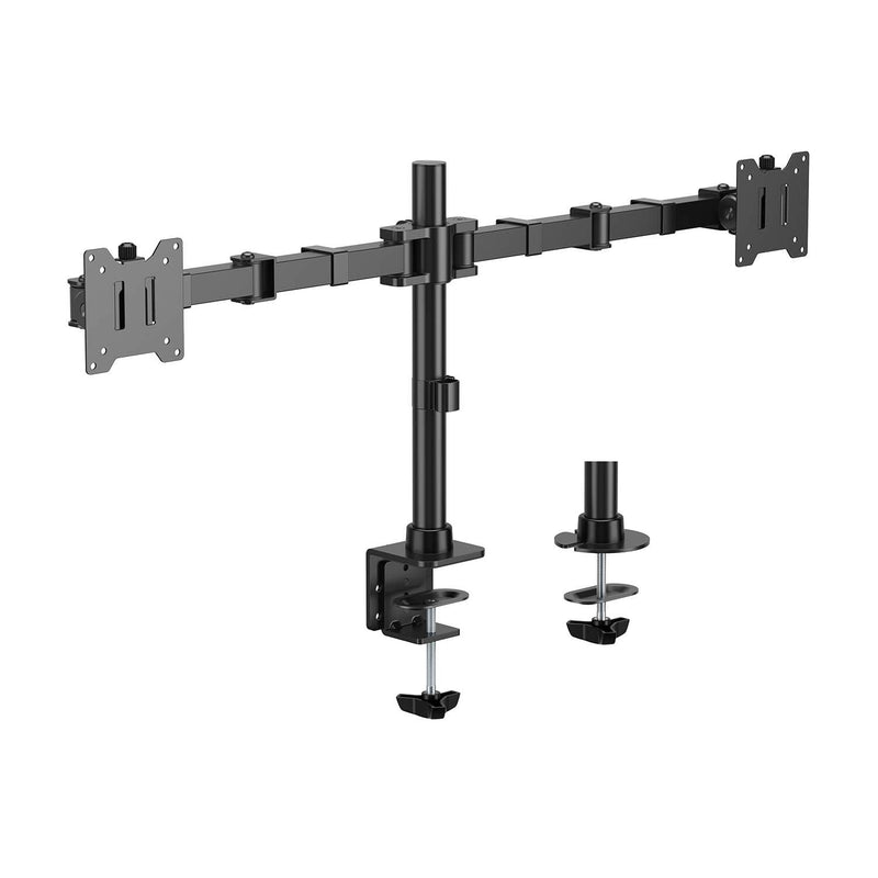 Aisens Desk Mount Eco Swivel And Tilt Monitor/TV 20KG (3 Pivots 2 Arms 17-35, Black