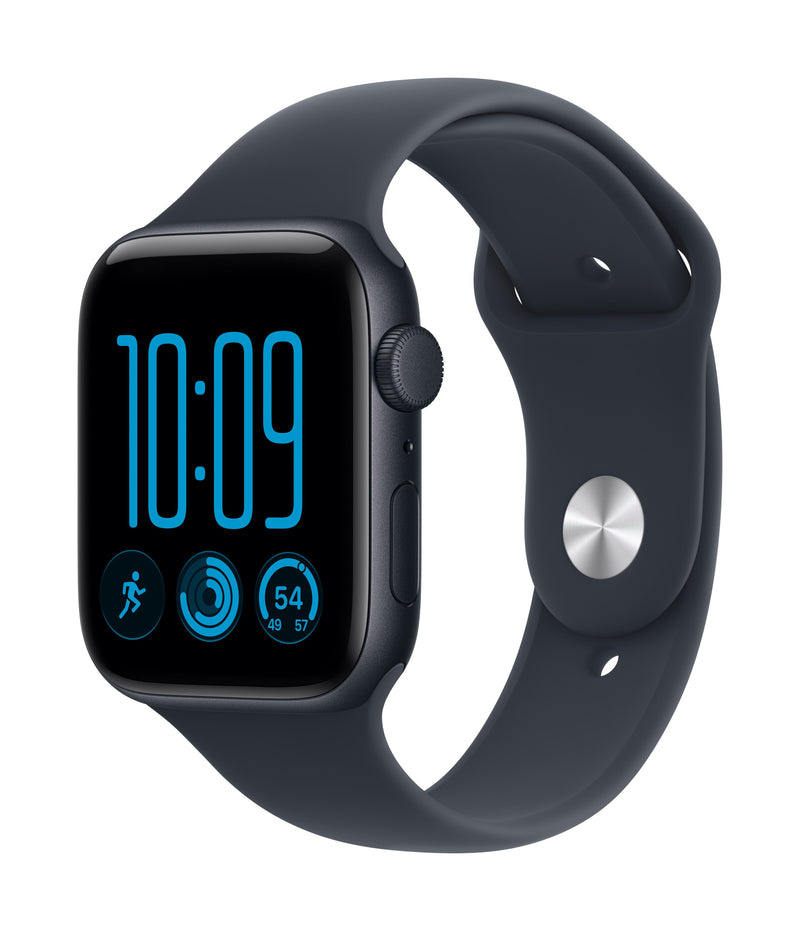 Apple Watch Se 3 GPS 44MM Midnight Aluminium Case With Navy Blue Sport Band - M L