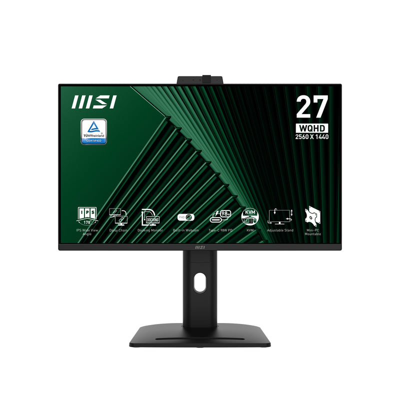 MSI Monitor MP275QPDG 27100H Wcam Aa Mm Docking