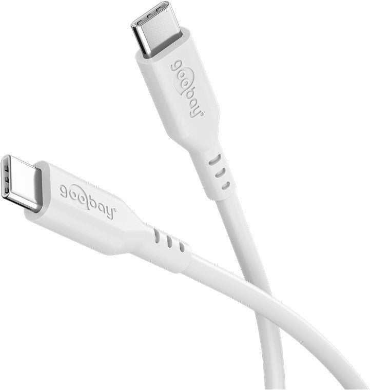 Goobay USB-C Silicone Cable 1.5M, White
