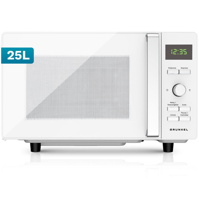 Grunkel Microwave MWD-25FLAT 800W Capacity 25L White