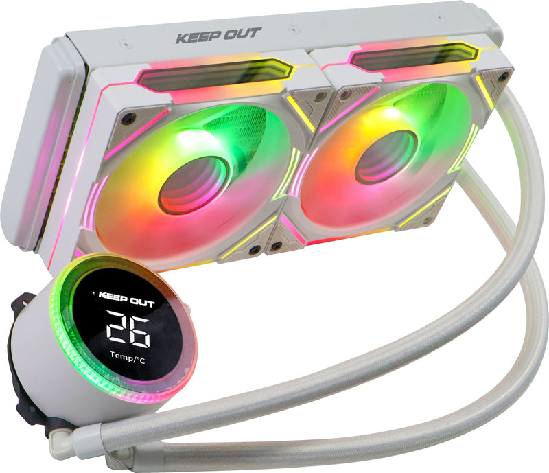 Refrigeracion Liquida XWC-240 Pro ARGB White Keepout ARGB/ Intel (LGA115X/1200/1700/1366/2011/2066) And AMD (A