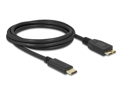 Delock Cable USB 5Gbps USB Type-c Male a USB Typ Micro-b Male 2M — image 1
