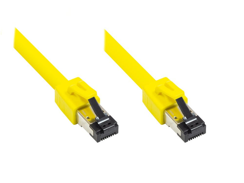 Good Connections Rns® Network Cable CAT.8.1, S FTP, Pimf, Halogenfrei (lszh), 2000MHZ, 40GBIT S, Yellow 10M, ®