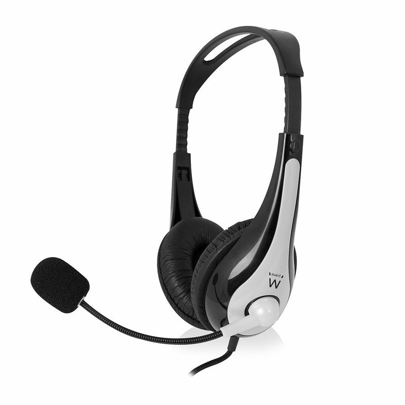 Ewent EW3562 Headphones + Microphone Stéreo Black