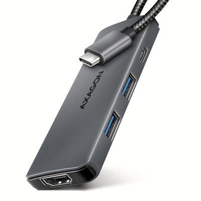 Axagon Hub HMC-5H8K USB 5Gbps 2x USB-A USB-C HDMI 8K/30HZ Pd 100W Cable USB-C Alámbrico USB 3.2 Gen 1 (3.1 Gen — image 1