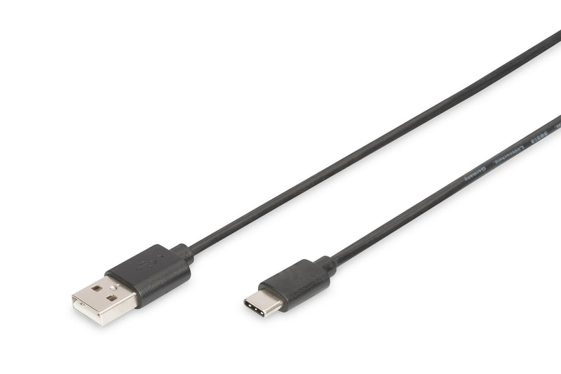 Digitus USB Cable a USB Type-c 2.0 1M Black