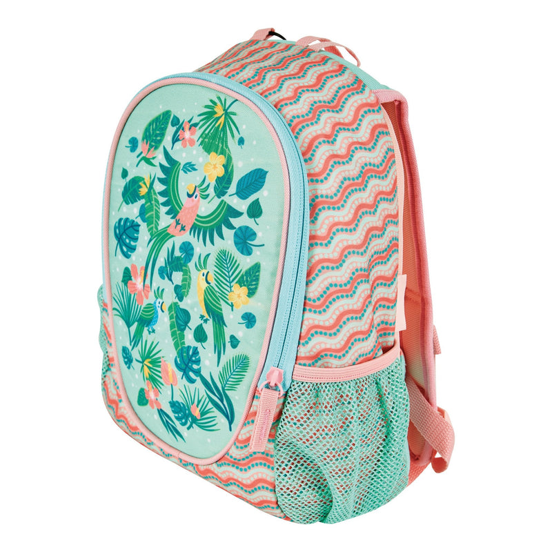 Herlitz Rookie Sweet Jungle Backpack School Green Durazno Poliéster