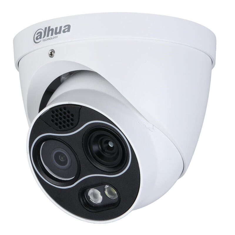 Dahua TPC-DF1241-B2F2-DW-S8 Domo Thermal IP Dual 256*192 2MM + 4M 2MM IP67 12V PoE