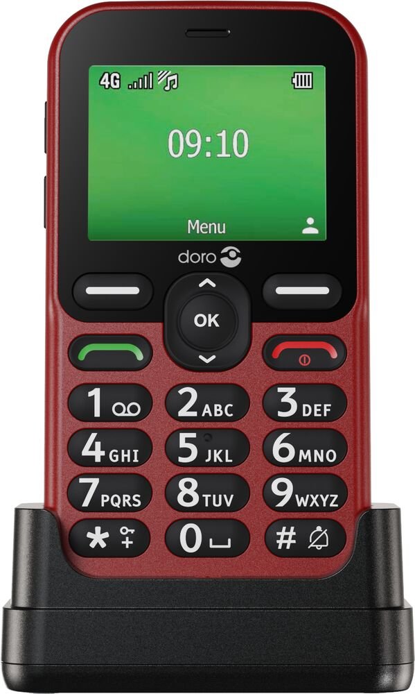 Doro Mobile Phone Leva E10 6,1CM (2.4) 118,9G Red