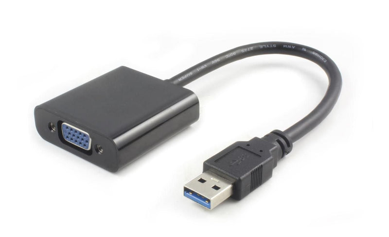 Microconnect USB3.0VGA Adapter Gráfico USB 1920 X 1080 Pixels Black