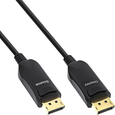 Inline Cable DisplayPort 1.4 Aoc Activo, 8K4K, Black Gold 20M — image 1
