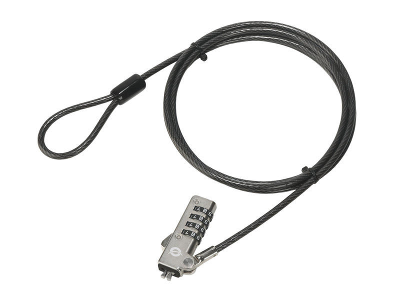 Conceptronic Notebook Padlock Combinación WEDGESLOT3.2X4.5MM 1.80M