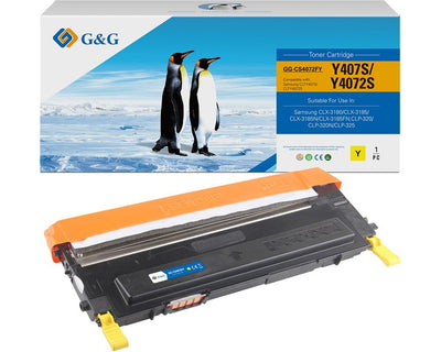 G&g Toner Compatible With Samsung CLT-Y4072S/ HP SU472A — image 1
