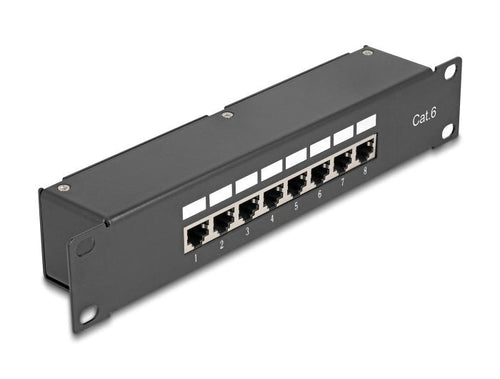Delock 10? Kupplungs-patchpanel 8 Port CAT.6 — image 1