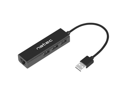 Natec Dragonfly USB 2.0A RJ45 Gigabit With 3x USB 2.0 — image 1