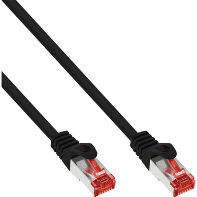 Inline® Network Cable S/FTP Pimf CAT.6 250MHZ Pvc Cca Black 0.3M — image 1