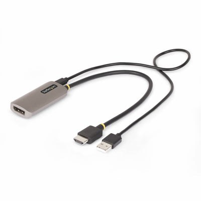 StarTech.com 148B-HDMI-DP-8K Adapter Cable Vídeo 0,3M HDMI Type a Standard Black Silver — image 1