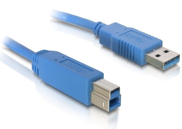 Delock USB Cable 3.0 Type a Male USB 3.0 Type B Male 2.0M Blue