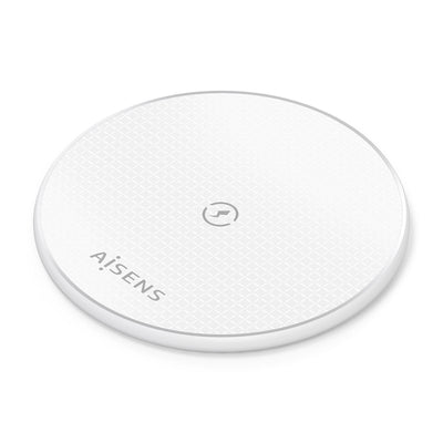 Aisens Charger Wireless USB-C 15W Mobile Phone White — image 1