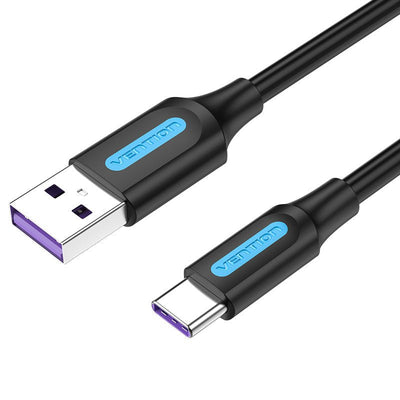 Vention USB Cable 2.0 Type-c Corbd USB Male USB Type-c Male 50CM Black — image 1