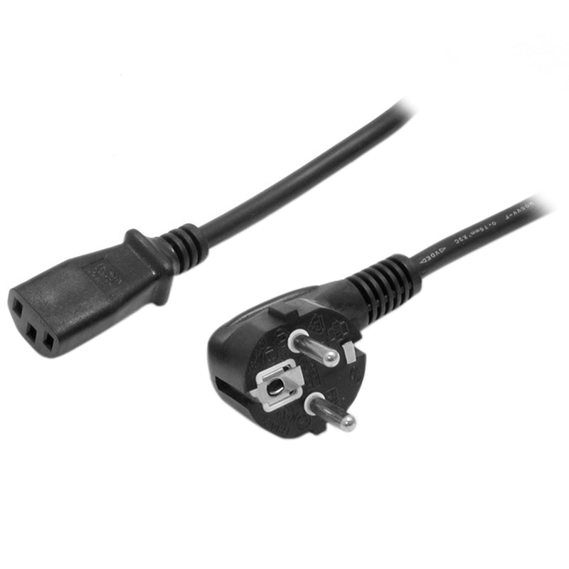 StarTech.com Cable 2M Power Computer 18AWG Eu Schuko a C13 10A 250V Black Cable Spare Part Cable Corrient