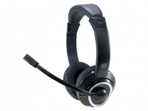 Conceptronic Headphones With Microphone Polona 02B / Stereo / Jack 3.5MM / Voip / Black — image 1